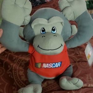 Nascar plush monkey